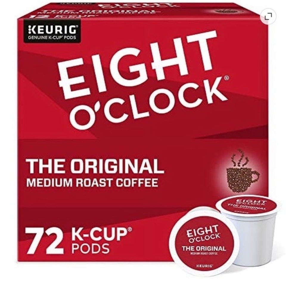 Eight O Clock, The Original, Keurig K-Cup Pods, Medium Roast Coffee, 72 Count